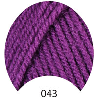 Пряжа "Madame Tricole Lux Baby" фиолетовый 43 5*100 г. 340м 50% полиамид, 50%акрил 0043														