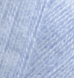 Пряжа "ANGORA REAL 40" 40 голубой 5*100 г. 480м 40% шерсть, 60 % акрил 