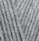 Пряжа "LANAGOLD Plus" 21 серый 5*100 г. 140м 49% шерсть, 51 % акрил  ALIZE