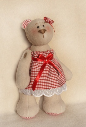 Набор для творчества  "Кукла Ваниль. Bear s Story" медвежонок-девочка 23см текстильная игрушка