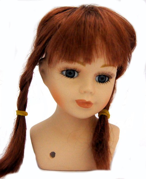 Волосы для кукол П 30 косички махагон П 50(23767)