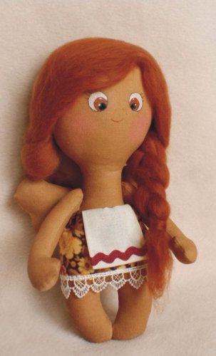 Набор для творчества  "Кукла Ваниль. Angel s Story" куколка 21см с косой текстильная игрушка