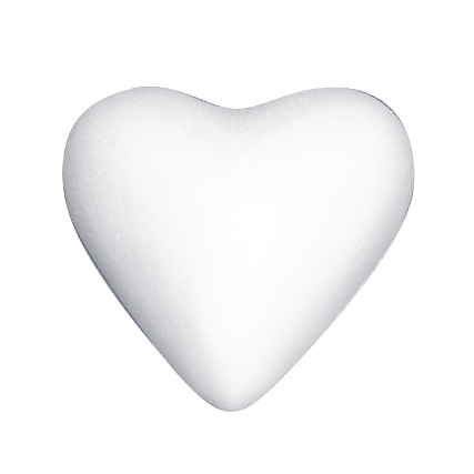 Пенопласт белый Сердце полное 15см 7706173														