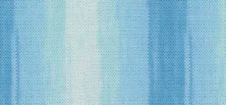 Пряжа "BELLA BATIK" 2130 бело-голубой 5*50 г. 180м 100% хлопок  ALIZE