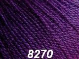 Пряжа "Baby Alpaca Mix" 8270 фиолетовый  10*25 г. 100м 60 % беби альпака, 40 % микроф  BBB Filati 8270														