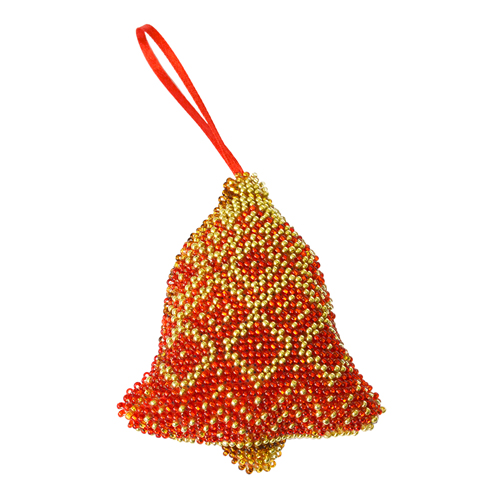 Вышивка бисером Созвездие "Новогодняя игрушка Красный колокольчик" (9,5*8см) БИ-104/552174														