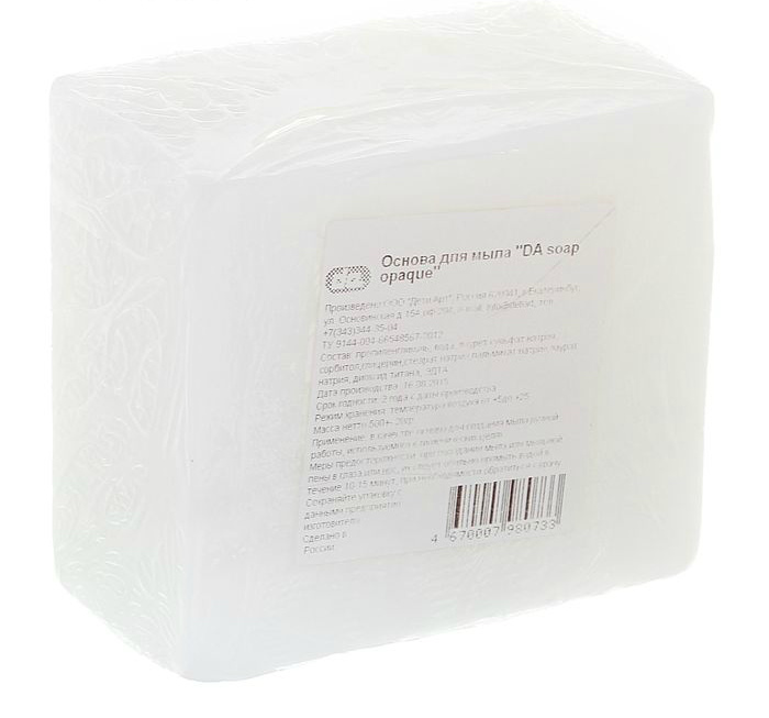 Мыльная основа СИМ "DD soap crystal" 500гр. белый 1186711														