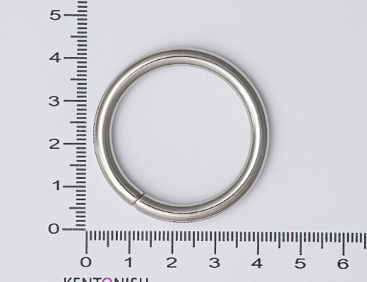 Ручкодержатель кольцо разъемное 32мм никель за 1шт.  Кент Ониш RZK0728-32 (ф4.0) nic														