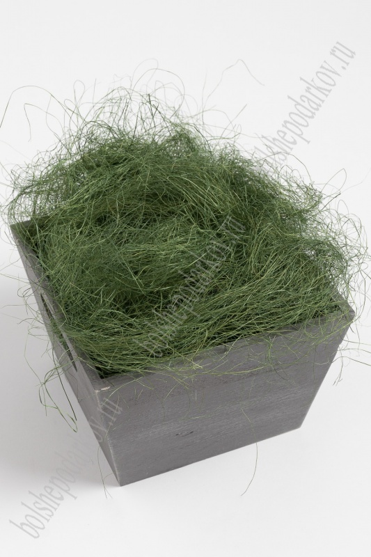 Сизаль травяной зеленый 100г в пакете  БП 57-1														