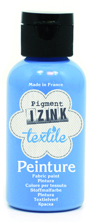 Краска текстильная "ALADINE" голубой 50 мл  Франция 80718														