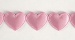 Лента фигурная  "Сердечки" 8мм розовый 004, 8мм*25м