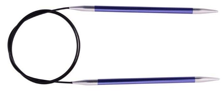 Спицы круговые Zing D 3,75мм, длина 60см, алюминий, аметистовый (фиолетовый)  Knit Pro 47098														