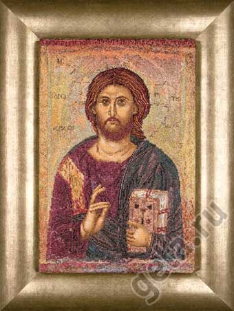 Вышивка крестом GUV 476А "Христос Вседержитель" мулине (22*33.5см) 476А														