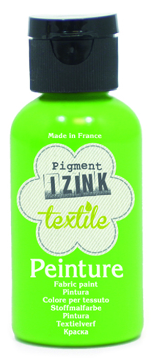 Краска текстильная "ALADINE" светло-зеленый 50 мл  Франция 80708														