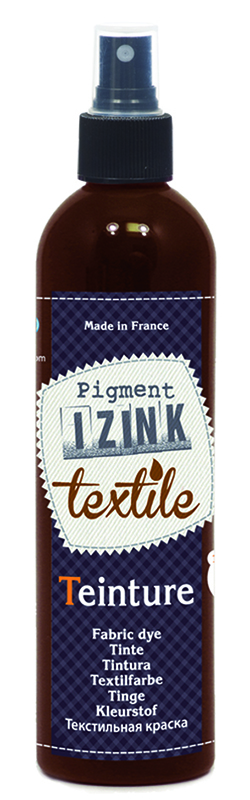 Краска текстильная "ALADINE" коричневый cпрей на водной основе 180 мл  Франция 80661														