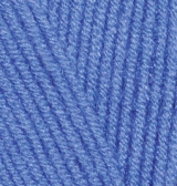 Пряжа "LANAGOLD CLASSIC" 237 синий 5*100 г. 240м 49% шерсть, 51 % акрил  ALIZE 237														