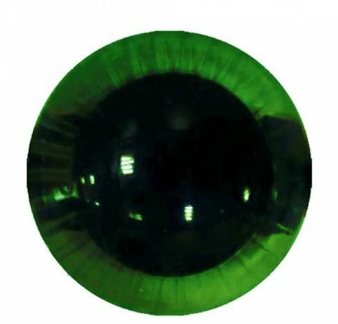 Глаза 25мм с фиксированными зрачками зеленый за 1шт 533836/Д24-25