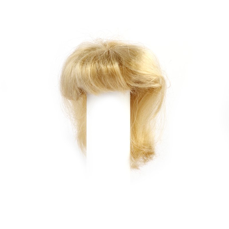 Волосы для кукол П 50 прямые светлые (блонд) 21415