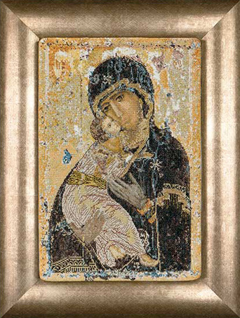 Вышивка крестом GUV 531 "Владимирская Божией Матери" мулине (22*33.5см) 531														