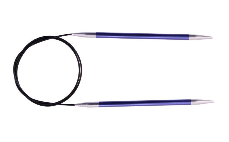 Спицы круговые Zing D 3,75мм, длина 80см, алюминий, аметистовый (фиолетовый)  Knit Pro 47128														