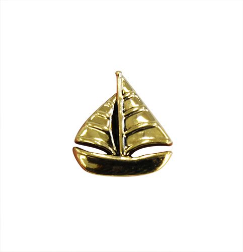 Пуговицы "Кораблик" цвет AG золото/AS серебро на ножке d=15мм 48897														