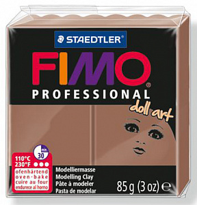 Глина полимерная "FIMO Professional" 85гр. для кукол, цвет 78 фундук 8027														