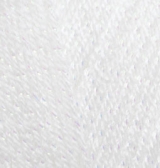 Пряжа "SAL SIMLI" 055 белый 5*100 г. 250м 72% микрополиэстер, 28 % метал.нити  KARTOPU												