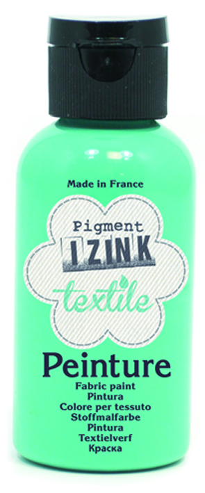 Краска текстильная "ALADINE" прозрачно-зеленый cпрей на водной основе 50 мл  Франция 80717														