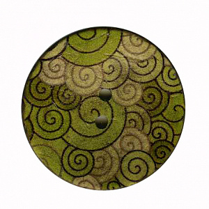 Пуговица кокосовая 30мм мозаика 2 прокола (набор 5шт.)  ГЕЛА WС30-1/96903														