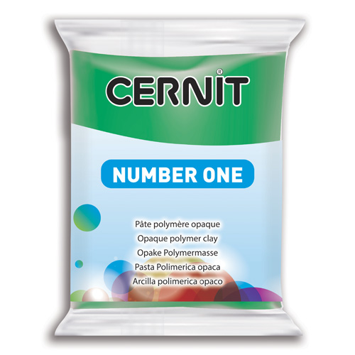 Пластика "Cernit № 1" цвет 600 зеленый, 56-62гр. CE0900056														