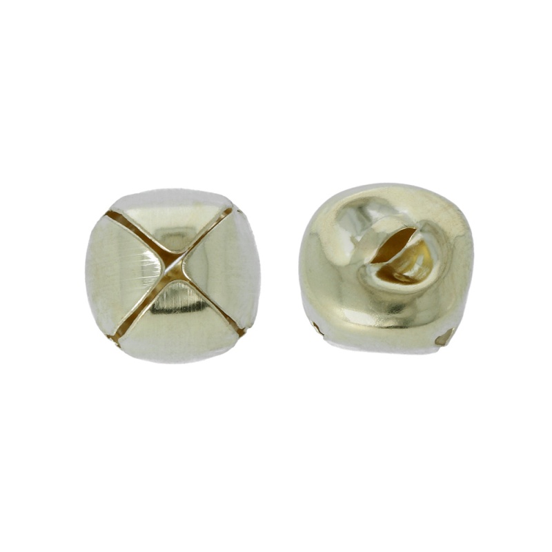 Бубенчики Zlatka металл NX-12 цвет №01 золото 10шт. диаметр 12мм за 1шт NX-12														