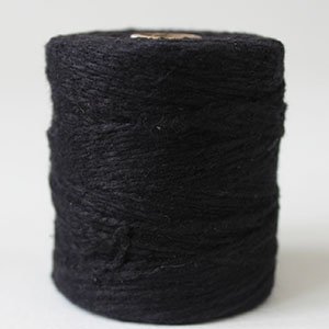 Пряжа "Silk ANAMIKA 2ply" шелковая В черный 5*50 г. 200м 100% натуральный шёлк  ИНДИЯ