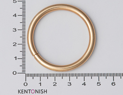 Ручкодержатель кольцо разъемное 38мм золото за 1шт.  Кент Ониш RZK0728-38 (ф4.5) Qgold														