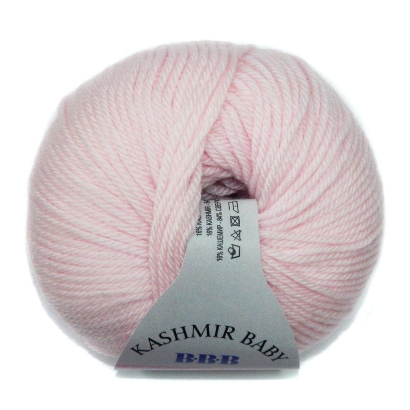 Пряжа "BABY KASHMERE-Беби кашмир" 86276 розовый 10*25 г. 85м 16% кашемир, 84% меринос экстрафайн 86276														