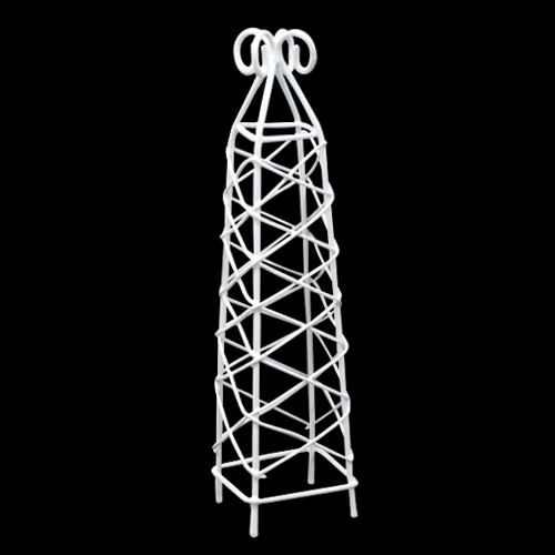 Декор Металл. мини башенка белая 14*3,5см  SCRAPBERRYS SCB271021