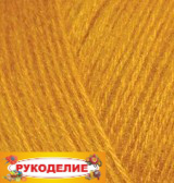 Пряжа "ANGORA GOLD" горчичный 5*100 г. 550м 10% мохер, 10% шерсть, 80 % акрил
