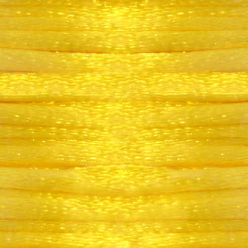 Шнур атласный для воздушных петель лимонный 6 d=2мм*45,7м за 1 м
