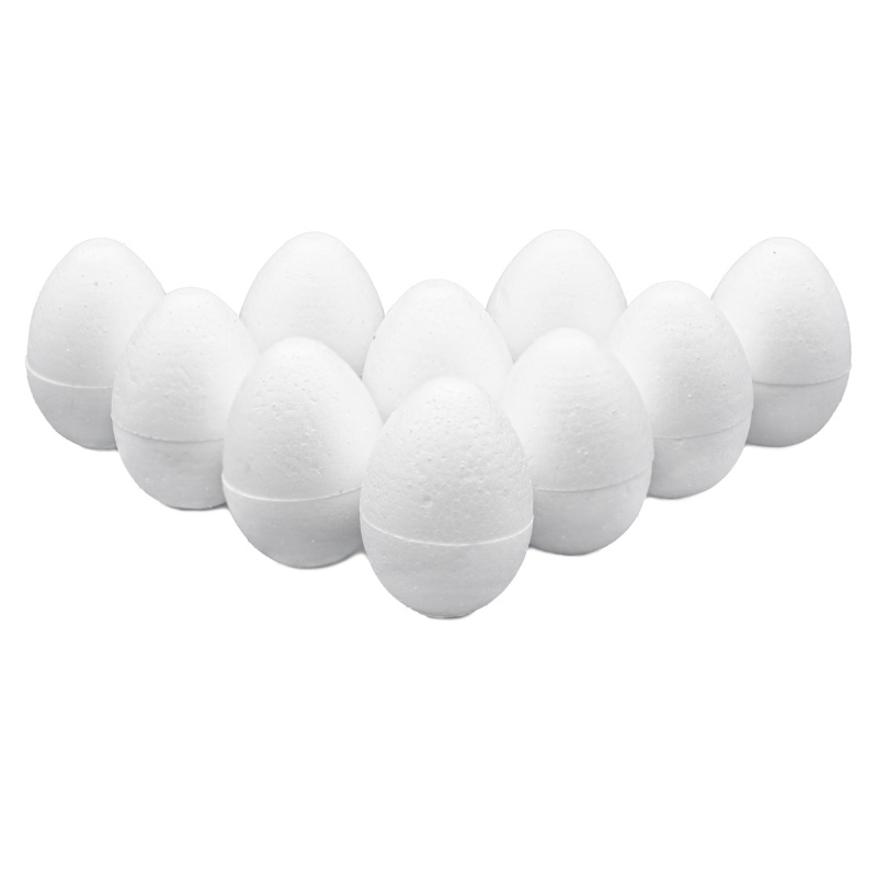 Пенопласт белый яйцо d=3*4см за 1шт 7706170/2-203/02														
