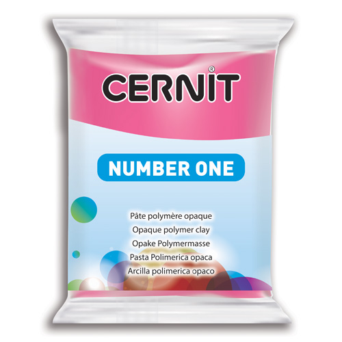 Пластика "Cernit № 1" цвет 481 малиновый, 56-62гр. CE0900056														