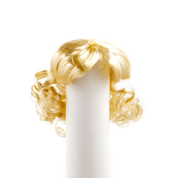 Волосы для кукол П 50 локоны светлые (блонд) 20537