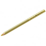 Карандаши   1цв. "Faber-Castell Jumbo Grip" трехгранный, утолщенный, заточен. цвет золотой металлик 110981
