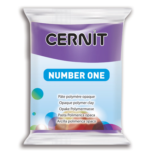 Глина полимерная "Cernit № 1" цвет 900 фиолетовый, 56-62гр. CE0900056														