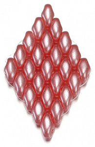 Бисер DUO стекло с двумя отверстиями цв. розовый 2,5*5мм, 8гр.  KNORR PRANDELL 3119629														