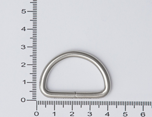 Ручкодержатель полукольцо 32см никель разъемное 50шт. за 1шт.  Кент Ониш D.ring-32(ф4.0x32x20) nic														