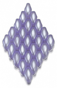 Бисер DUO стекло с двумя отверстиями цв. синий 2,5*5мм, 8гр.  KNORR PRANDELL 3119636														