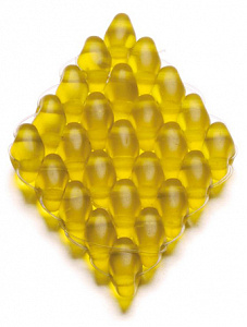 Бисер DUO стекло с двумя отверстиями цв. желтый 2,5*5мм, 12 г  KNORR PRANDELL 3119605														