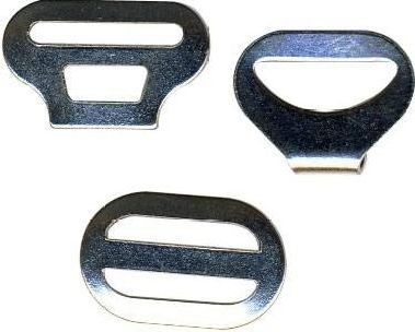 Крючки галстучные  набор из 3 частей цв. никель ВОС-С44														