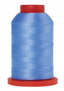 Нитки AMANN SERALENE оверлочные полупрозрачные 0818 голубой толщина №120 100% полиэстер 2000м 0818/2225														