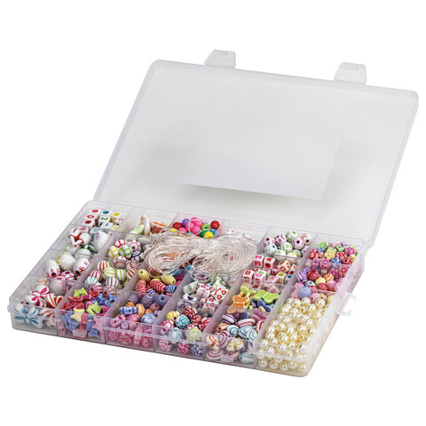 Набор для бисероплетения "Beads set" в коробке 450бусин  Brauberg 664695														
